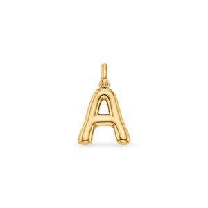 Molten Initial Pendant (Gold)