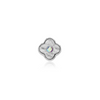 Molten Clover Charms (Silver) - Birthstones