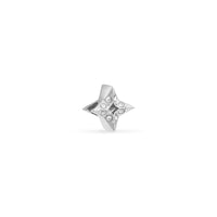 Moon and Back Star Bracelet Charm (Silver)