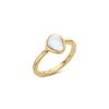 Organic Moonstone Ring (Gold)