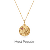 Layering Sphere Chain Necklace (Gold)