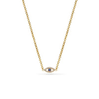 Custom Evil Eye Necklace (Gold)