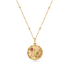 Layering Sphere Chain Necklace (Gold)