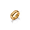 Custom Stamped Name Fidget Ring (Gold)