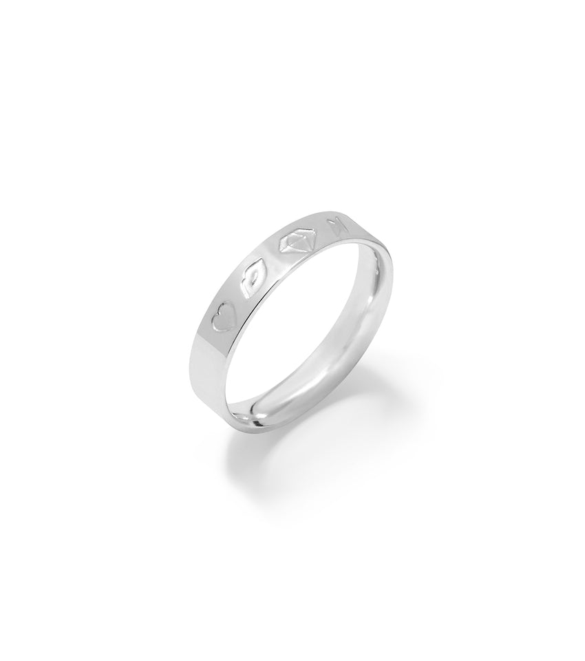 Custom Stamped Ring (Silver)