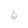Organic Moonstone Pendant (Silver)