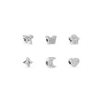 To The Moon & Back Charms (Silver)