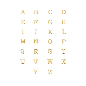 Stories Initial Pendant (Gold)