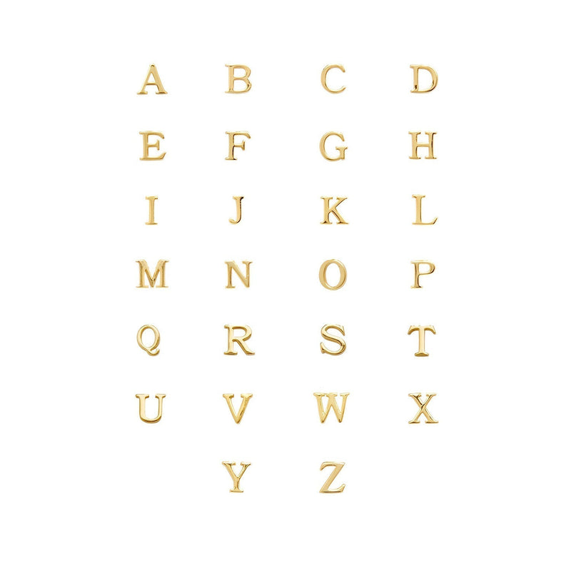 Stories Initial Pendant (Gold)