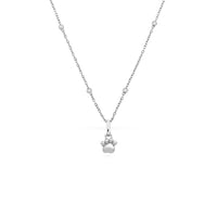 Paw Necklace (Silver)