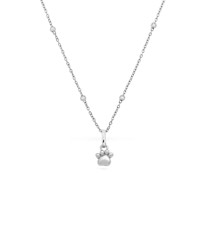 Paw Necklace (Silver)