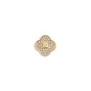 Shimmer Pavé Clover Charms (Gold) - &