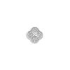 Shimmer Pavé Clover Charms (Silver) - &