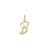 Pavé Initial Pendant (Gold)