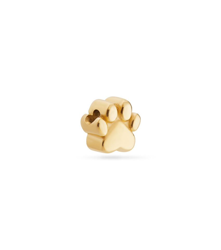 Paw Necklace Charm (Gold)