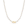 Lunar Pearl Initial Choker (Gold)