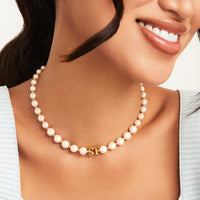 Lunar Pearl Initial Choker (Gold)