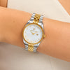 Belgravia 36mm Pearl & Crystal Link Watch