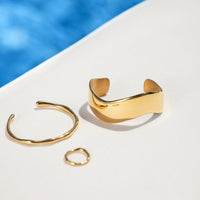 Statement Cuff Bangle (Gold)