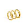 Rope Ring Stack (Gold)