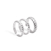 Rope Ring Stack (Silver)