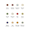 Made Mine Charms - Round Birthstone Charms (Gold)