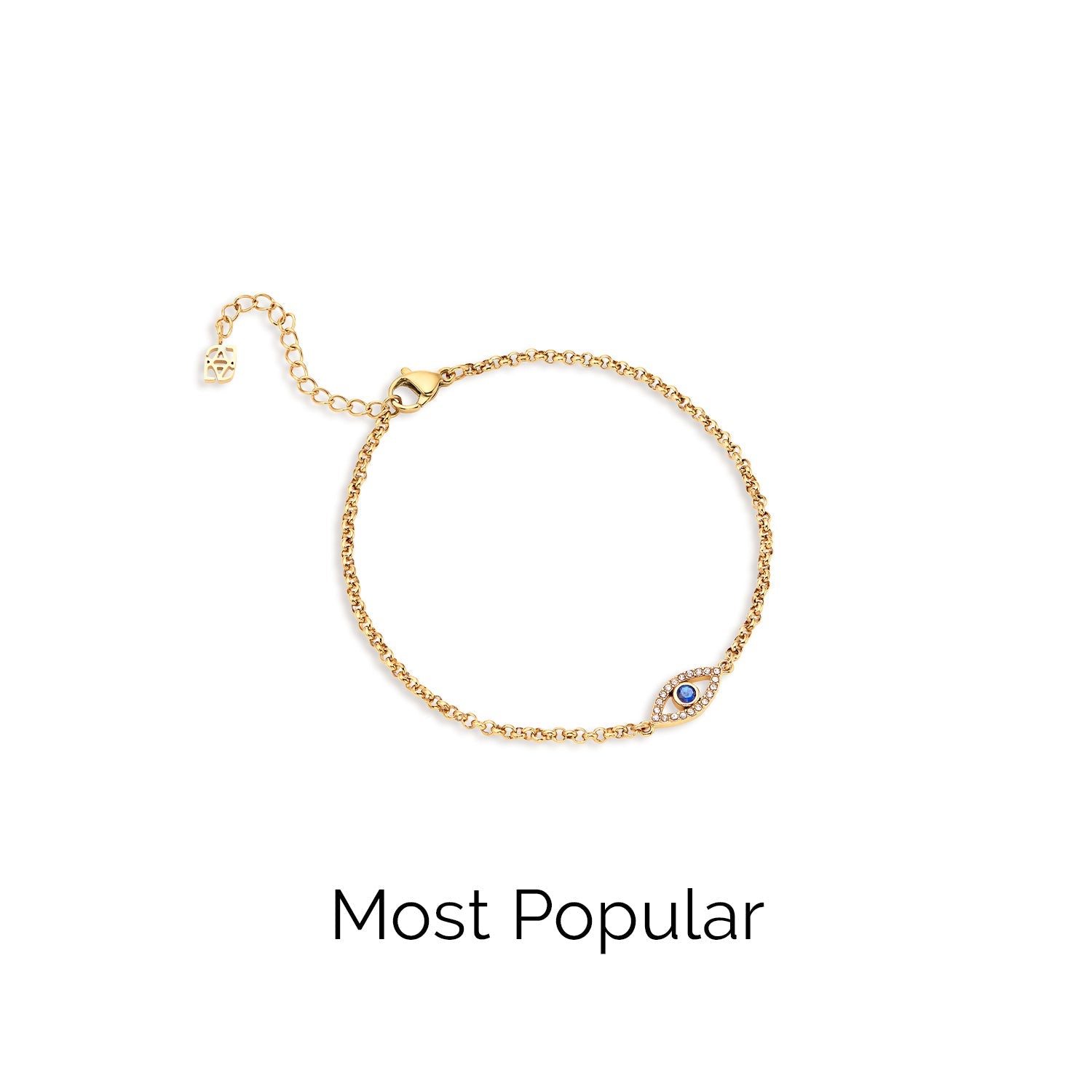 Evil Eye Bracelet (Gold)