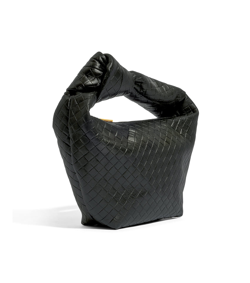 Vienna Mini Leather Bag (Black)