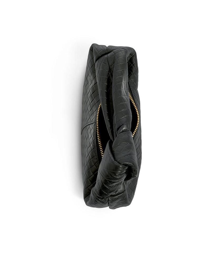 Vienna Mini Leather Bag (Black)