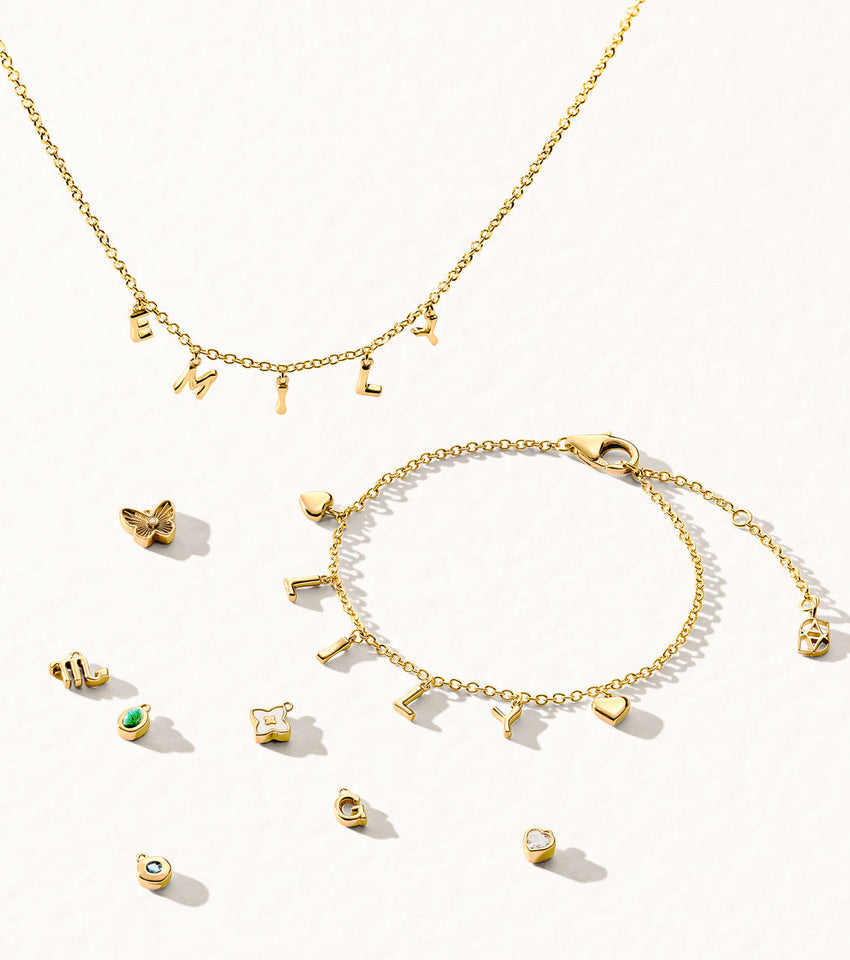 Made Mine Fine Charm Anklet (Gold)