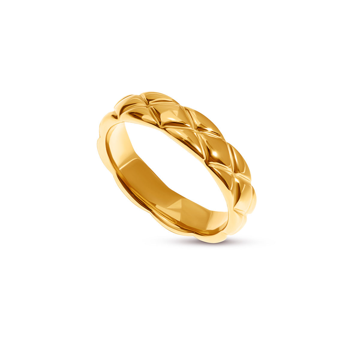 Quilted Ring (Gold) – Abbott Lyon US