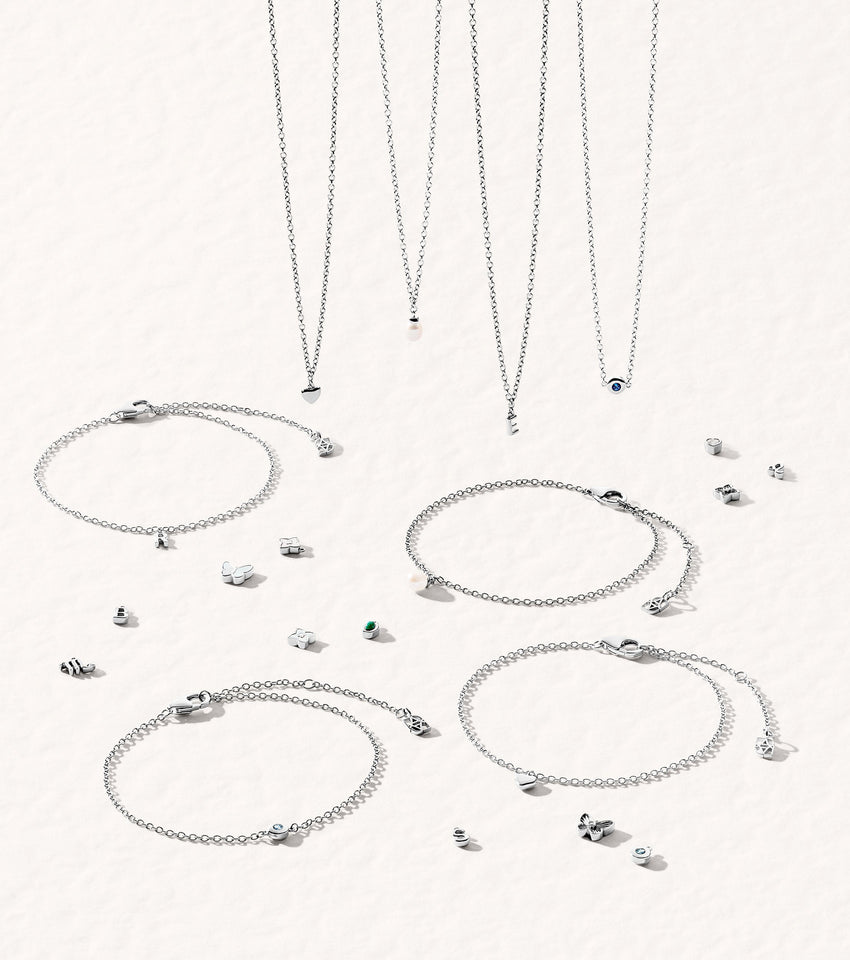 Fine Single Charm Bracelet (Silver)