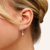 Fine Organic Pearl Earrings Set (Silver)