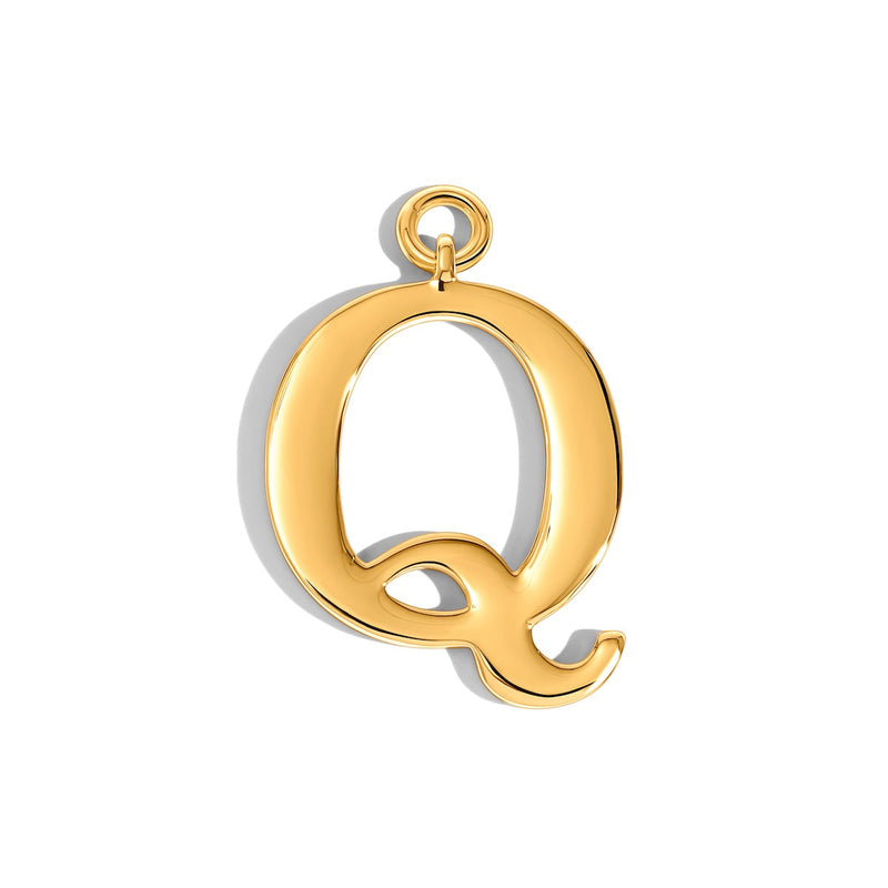 Initial Bag Charm (Gold)
