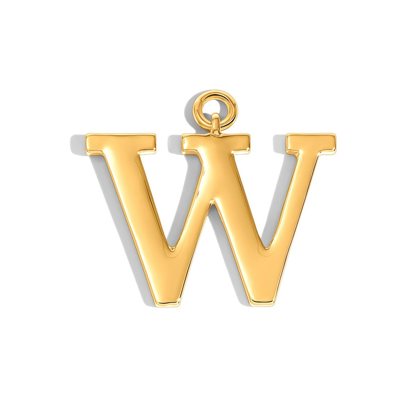 Initial Bag Charm (Gold)
