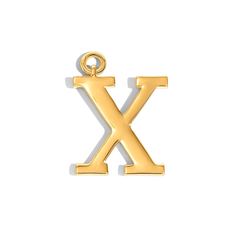 Initial Bag Charm (Gold)