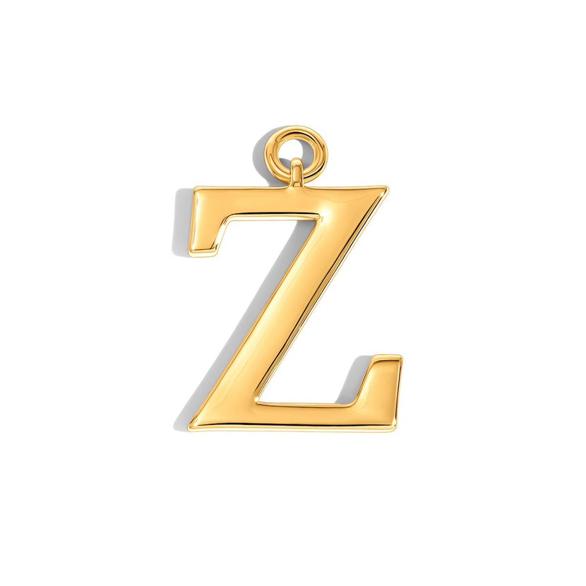 Initial Bag Charm (Gold)