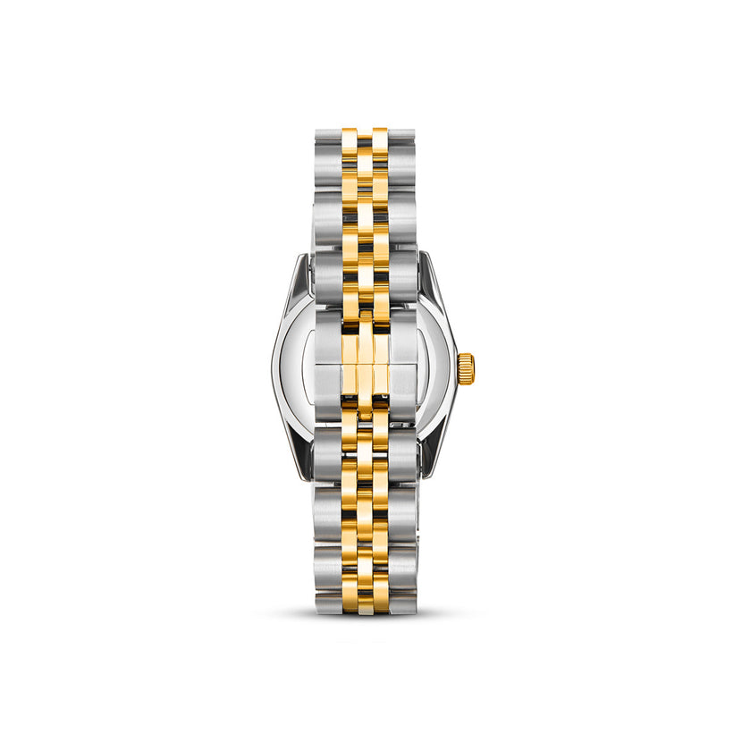 Mini Two Tone Pearl Link Belgravia 23mm Watch