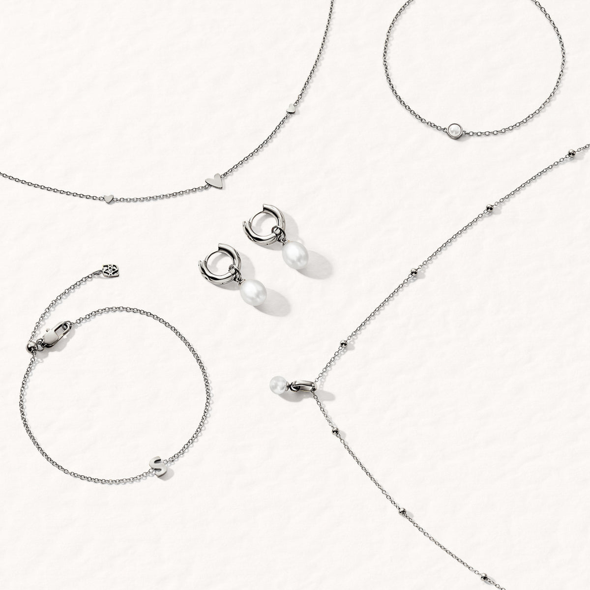 Mini Heart Necklace (Silver)