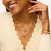 Ocean Pendant Necklace (Gold)