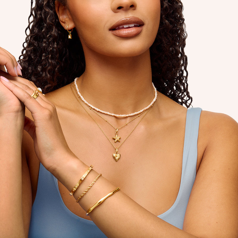 Made Mine Pendant Necklace (Gold)