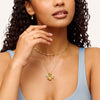 Ocean Cluster Pendant Necklace (Gold)