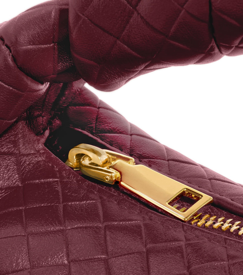 Vienna Mini Leather Bag (Burgundy)