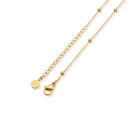 Birthstone Signature Name Necklace (Gold)