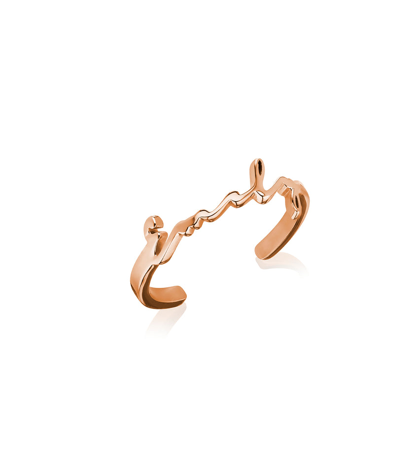 Signature Name Ring (Rose Gold)