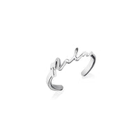 Signature Name Ring (Silver)