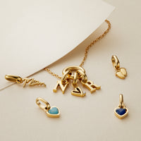 Stories Initial Charm (Gold)