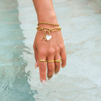 Small Rope Chain Bracelet (Gold)