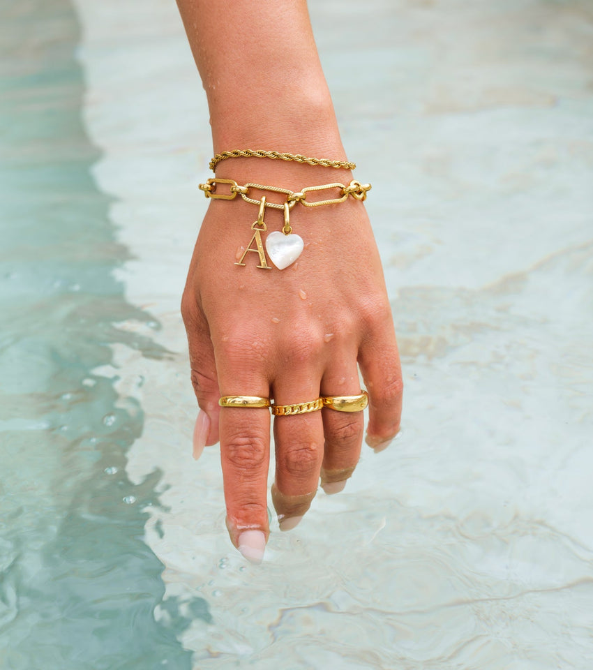 Domed Ring Stack (Gold)