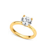 Round Cut Solitaire Ring (Gold)